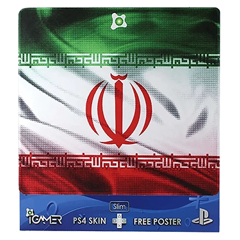  برچسب اسکین برای PS4 مدل اسلیم طرح The Iran